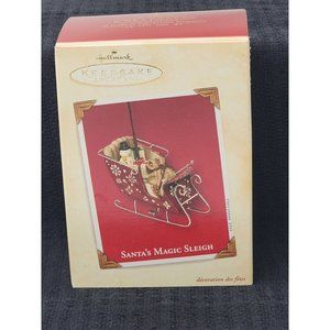 Hallmark Keepsake Christmas Ornament 2003‎ Santas Magic Sleigh